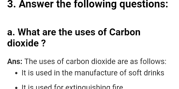 Some Gases: class10 science notes and exercise | unit-10