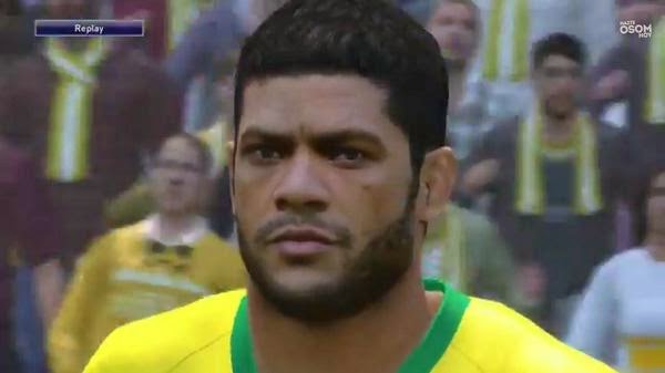 Faces jogadores brasileiros: Face Hulk PES 2015