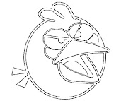 #8 Angry Birds Coloring Page