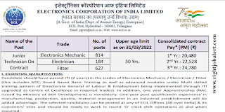 ECIL ITI Junior Technician Jobs 1625 Vacancies