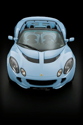 2010 Lotus Elise Club Racer - Sky Blue - Front Top