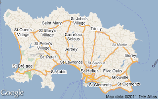 Map of Jersey