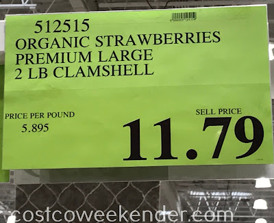 Costco 512515 - Deal for 2 lbs of Driscoll's Organic Strawberries at Costco