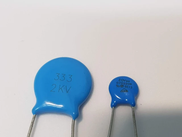 Varistor Vs  Ceramic Capacitor