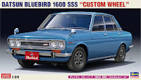 Hasegawa 1/24 DATSUN BLUEBIRD 1600 SSS 'CUSTOM WHEEL' (20651) Color Guide & Paint Conversion Chart