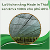 Lưới che nắng Made in Thái Lan 2m x 100m che phủ 60%