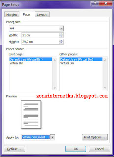Cara Mengatur Ukuran Halaman Kerja Di Microsoft Word 2007