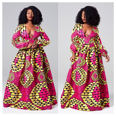 ROSA vestido africano