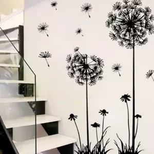 AD 50*70cm Beautiful Dandelion Wall Stickers Living Room Bedroom Dream Of Flying Wall Sticker Home Decor Sticker On The Wall Decals US $4.71 25 sold4.4 Free Shipping