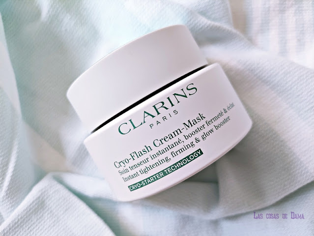 Nueva novedad Clarins beauty skincare  Cryo-Flash Cream-Mask mascarilla frio lifting belleza