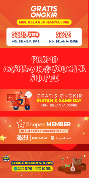 Promo Cashback & Voucher Shopee