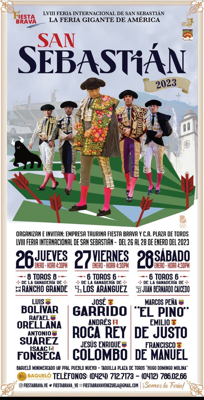 Importantes carteles presentó la empresa Fiesta Brava para La FISS 2023