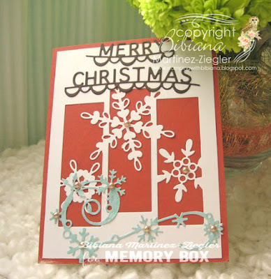 snowflakes front card