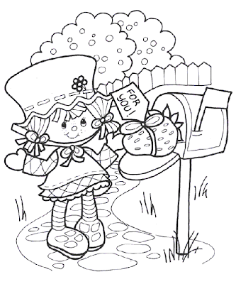 Strawberry Shortcake Coloring Pages