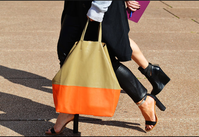 color block purse