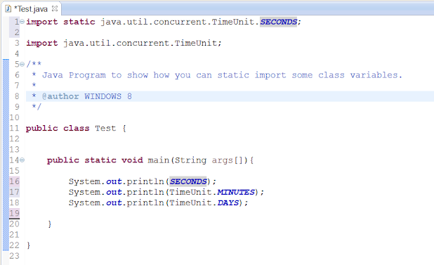 Eclipse Shortcut for doing Static Import in Java