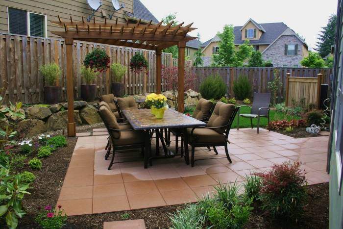 Small Backyard Patio Landscaping Ideas