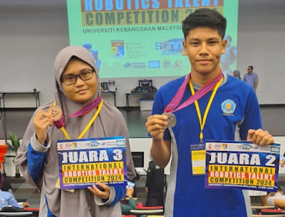 Pelajar MAN Batam, Raih Juara pada Ajang International Robotics Talent Competition 2024 di Malaysia