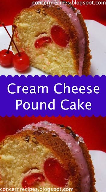 Moist & Delicious Cream Cheese Pound Cake