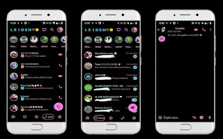 Black Colorfull  Theme For YOWhatsApp & Fouad WhatsApp By Leidiane