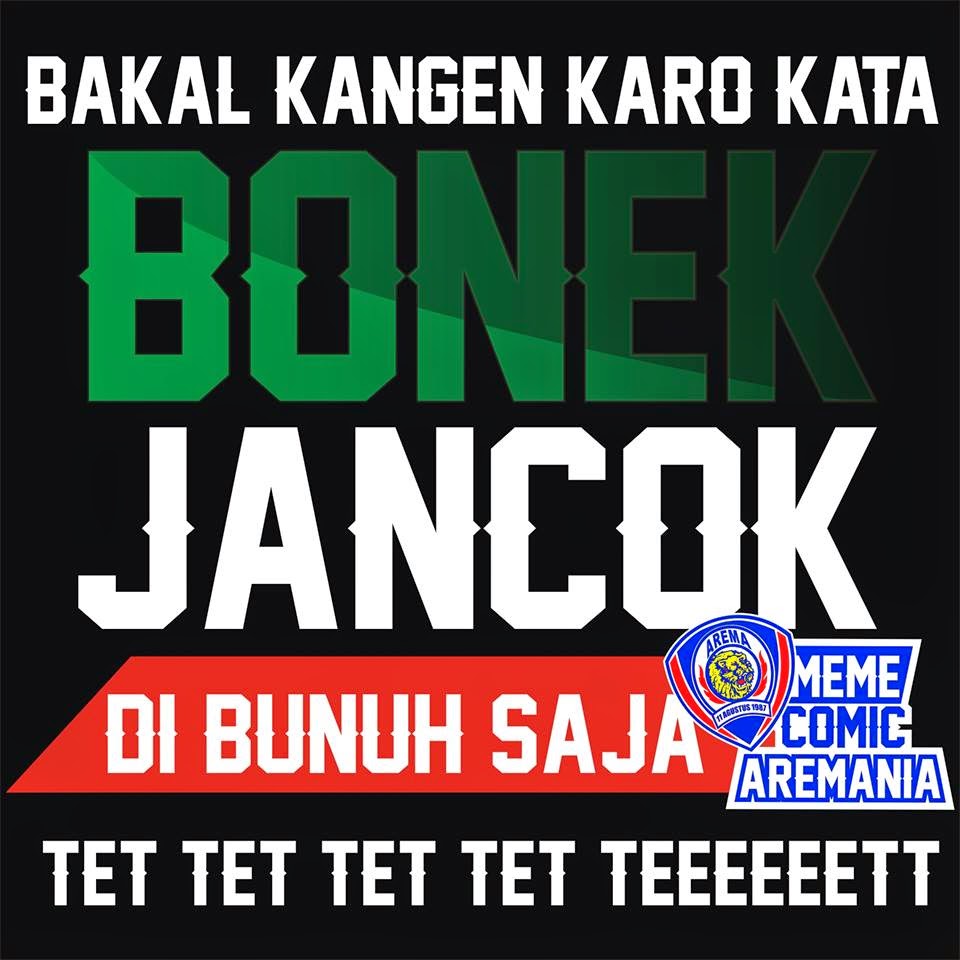 Bakal Kangen Meme Comic Aremania