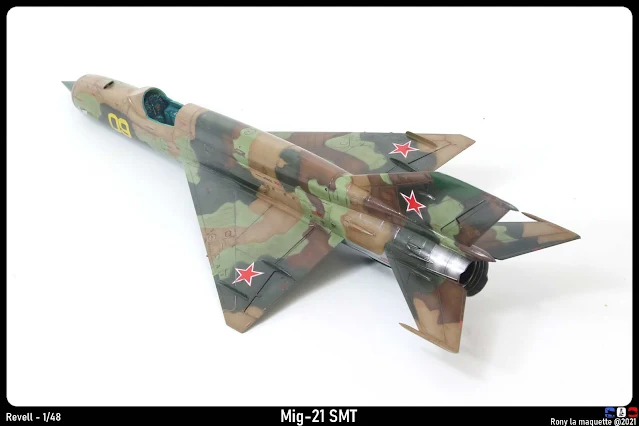 Les jus du Mig-21 SMT de Revell au 1/48.