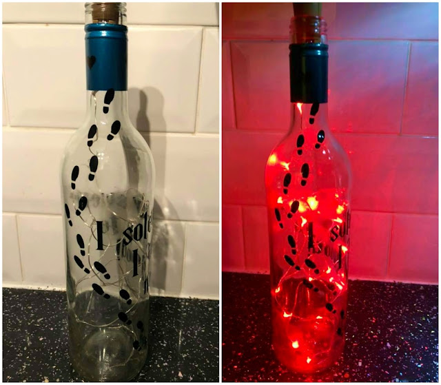 Cheryl's Beautiful Light Bottles - The marauders map is brought to life on this stunning bottle.