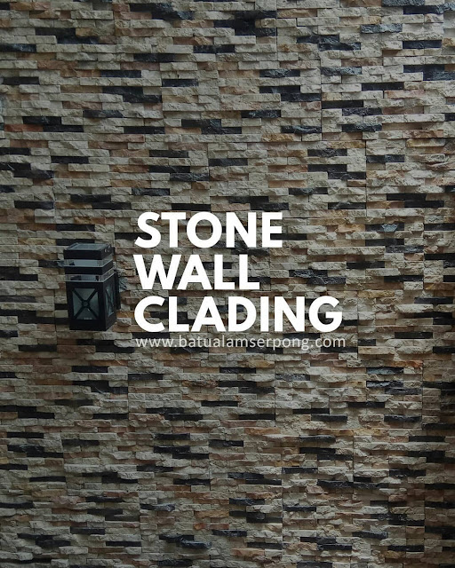 PEMASANGAN WALL CLADDING MIX UNTUK KESAN MEWAH DINDING RUMAH