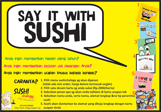 Sushichology : Order Sushi sesuai Suasana Hatimu 