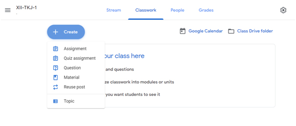 Panduan Google Classroom untuk Guru/Pengajar