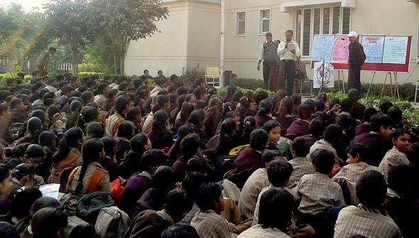 Awareness Lecture at SBM School, Karampura, Delhi