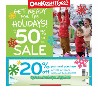 Free Printable OshKosh B'gosh Coupons