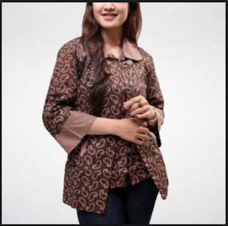 Model baju batik wanita untuk kerja terbaru