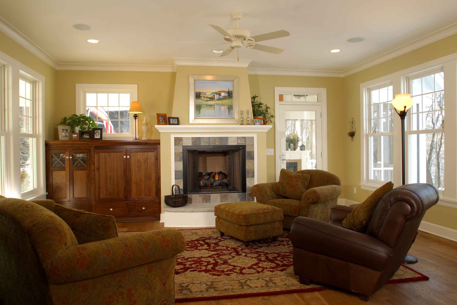 Cottage Farmhouse Living Room