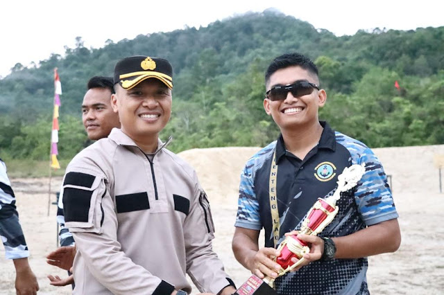 Peringati HUT Bhayangkara ke-77, Polres Lingga Laksanakan Turnamen Menembak Antar Instansi