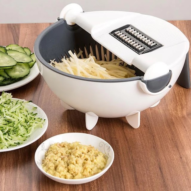 Multifunctional Vegetable Cutter with Drain Basket Buy on Amazon & Aliexpress