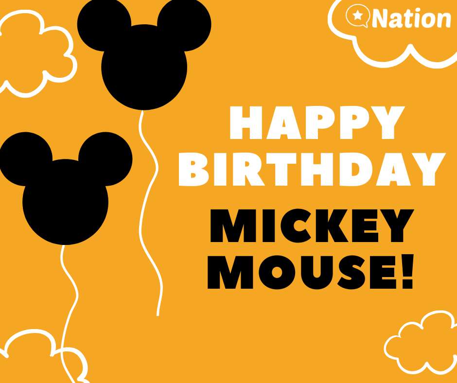 Mickey Mouse’s Birthday Wishes Sweet Images