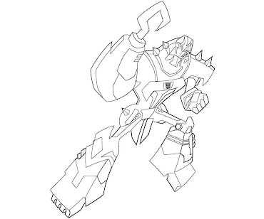 #13 Transformers Coloring Page