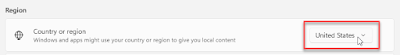 mengubah region windows 11