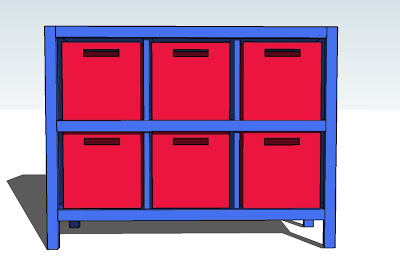 diy cube shelves