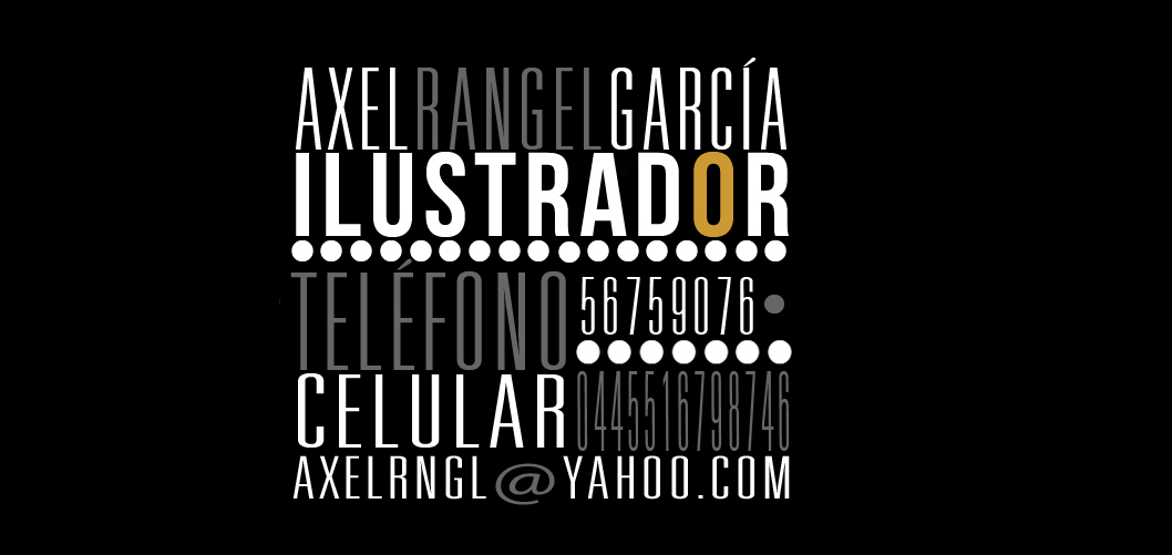 AXEL RANGEL GARCÍA/ ILUSTRADOR