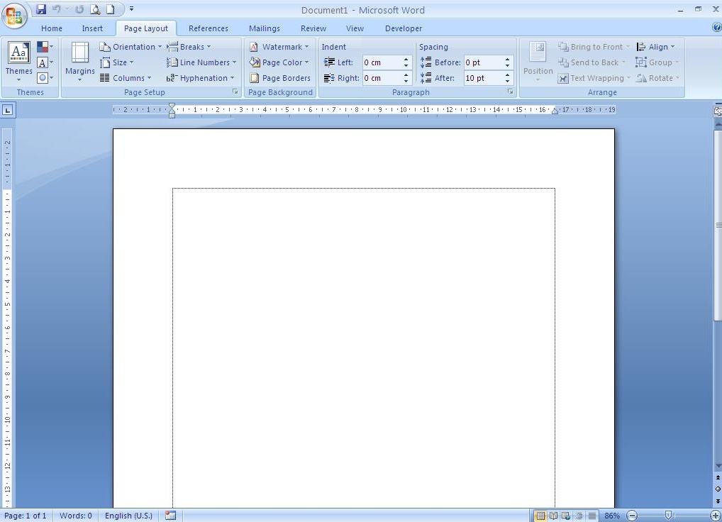 Cara Membuat Default Ukuran Kertas  Pada MS Word Rusman