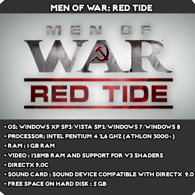 [PC] Men of War: Red Tide [ONE2UP]