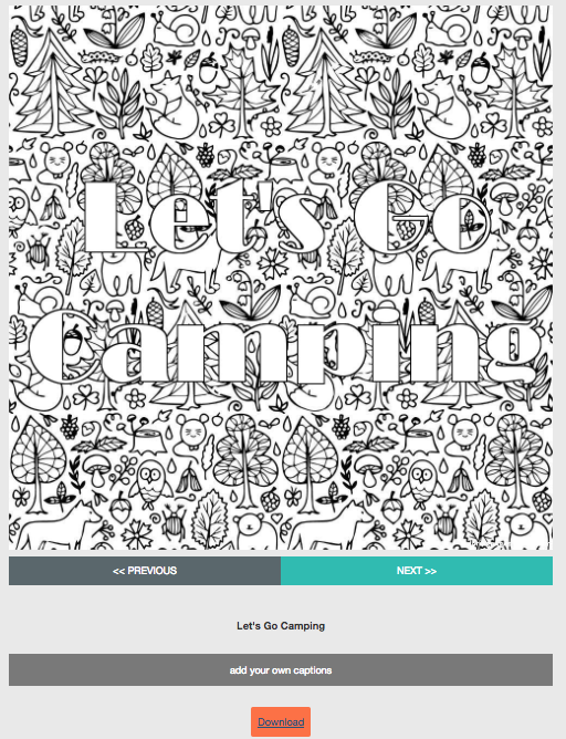 Download The Library Voice: Create Your Very Own Coloring Pages With This!