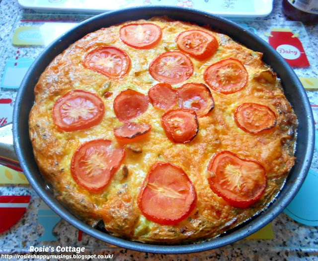 Easiest Ever, Super Yummy, Use What You Have Frittata: Delicious served straight from the oven and just as yummy served cold with a crunchy salad. 