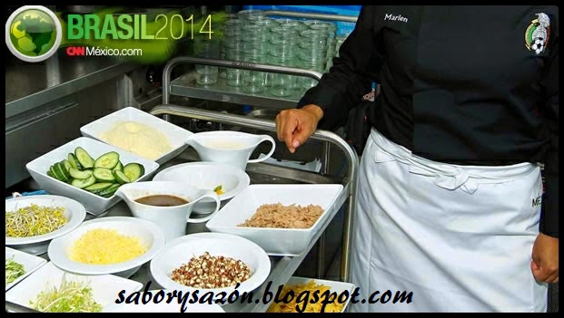 comida tradicional y saludable para el mundial 2014