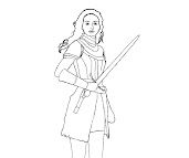 #4 Jack The Giant Slayer Coloring Page