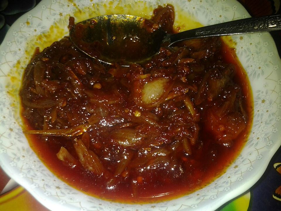 Cara membuat sambal nasi lemak