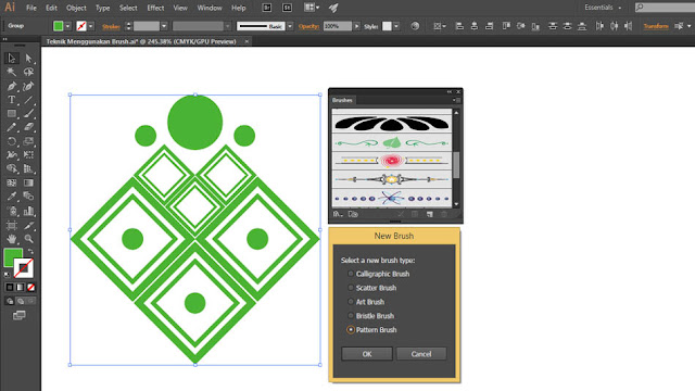 Cara Menggunakan Brush Di Adobe Illustrator