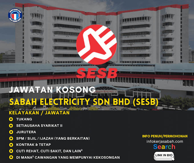 Jawatan Kosong Sabah Electricity (SESB)